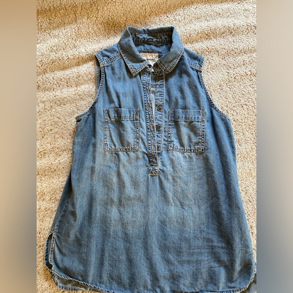 Sonoma Blue Denim Top